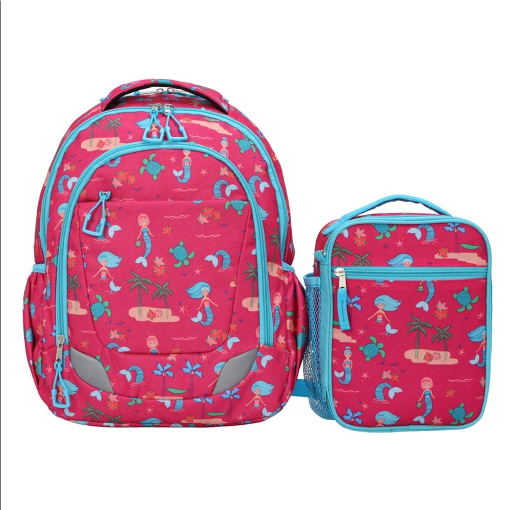 NEW, Crckt Mermaid 2 Piece Backpack w/ Lunch Kit